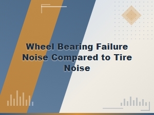 How to Distinguish Wheel Bearing Noise From Tire Noise